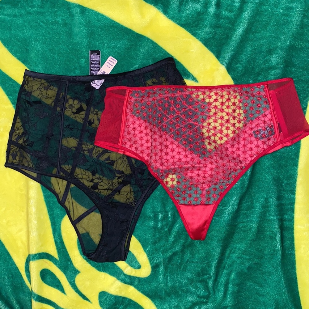 2 Pairs Victoria’s Secret High-Waisted Panties